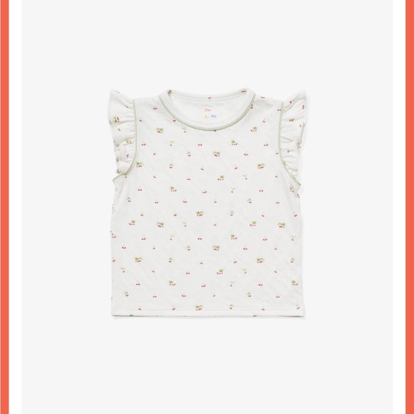 Oso & Me Set: Adrian Shirt in Cherry Pie & Stella Short in Denim (Size 4) - Picture 4 of 7